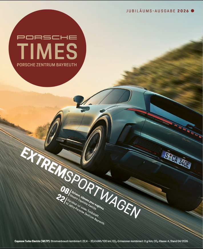Vorschau der Porsche Times Ausgabe 2026